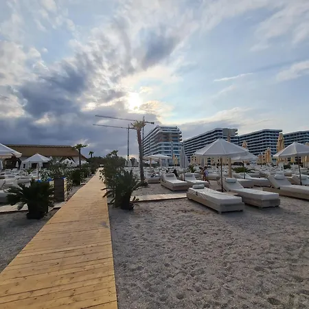 Sole By Axxis Nova - Luxury 70mp Cu Terasa Si La Mare, Acces Direct Pe Plaja Axxis Bluflag - Nord - Parcare Gratuita 마마이아