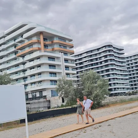 Sole By Axxis Nova - Luxury 70mp Cu Terasa Si La Mare, Acces Direct Pe Plaja Axxis Bluflag - Nord - Parcare Gratuita شقة مامايا