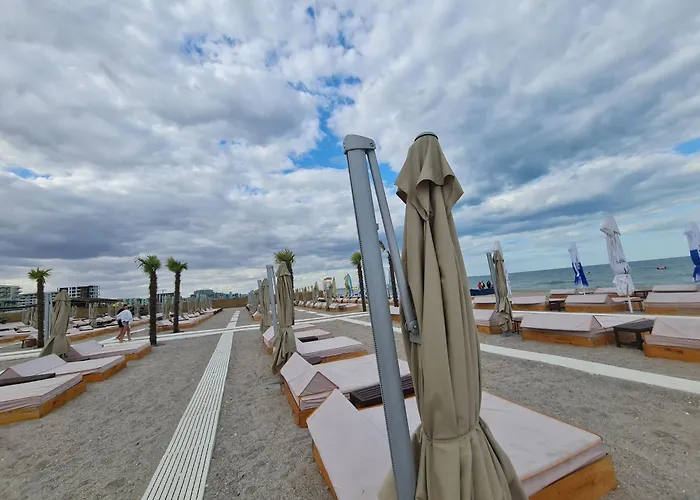 Sole By Axxis Nova - Luxury 70mp Cu Terasa Si La Mare, Acces Direct Pe Plaja Axxis Bluflag - Nord - Parcare Gratuita Apartamento