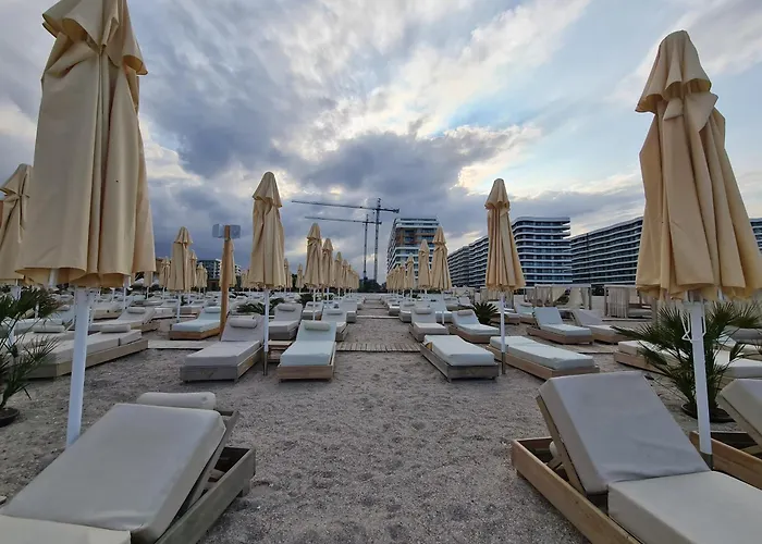 Sole By Axxis Nova - Luxury 70mp Cu Terasa Si La Mare, Acces Direct Pe Plaja Axxis Bluflag - Nord - Parcare Gratuita Mamaia