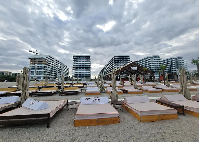 Apartamento Sole By Axxis Nova - Luxury 70mp Cu Terasa Si La Mare, Acces Direct Pe Plaja Axxis Bluflag - Nord - Parcare Gratuita Mamaia