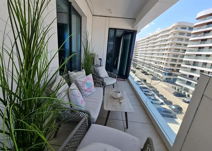 Sole By Axxis Nova - Luxury 70mp Cu Terasa Si La Mare, Acces Direct Pe Plaja Axxis Bluflag - Nord - Parcare Gratuita