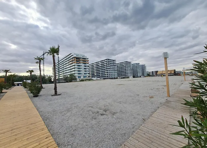 Sole By Axxis Nova - Luxury 70mp Cu Terasa Si La Mare, Acces Direct Pe Plaja Axxis Bluflag - Nord - Parcare Gratuita Mamaia