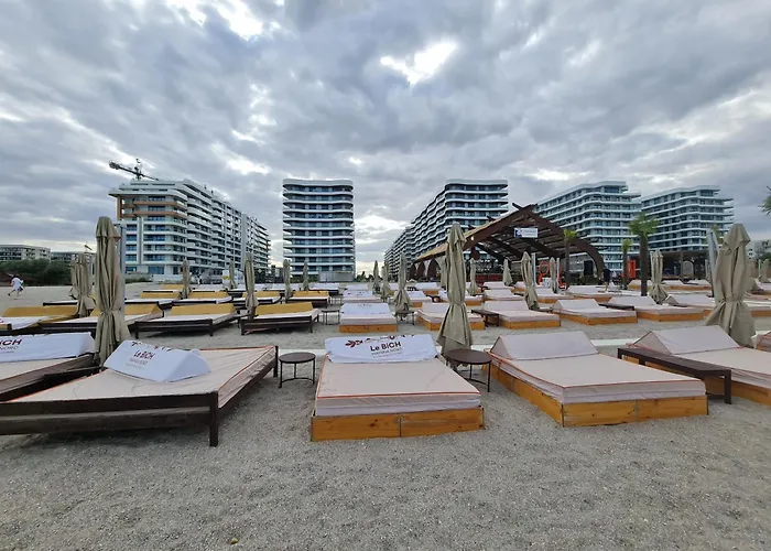 Apartamento Sole By Axxis Nova - Luxury 70mp Cu Terasa Si La Mare, Acces Direct Pe Plaja Axxis Bluflag - Nord - Parcare Gratuita Mamaia