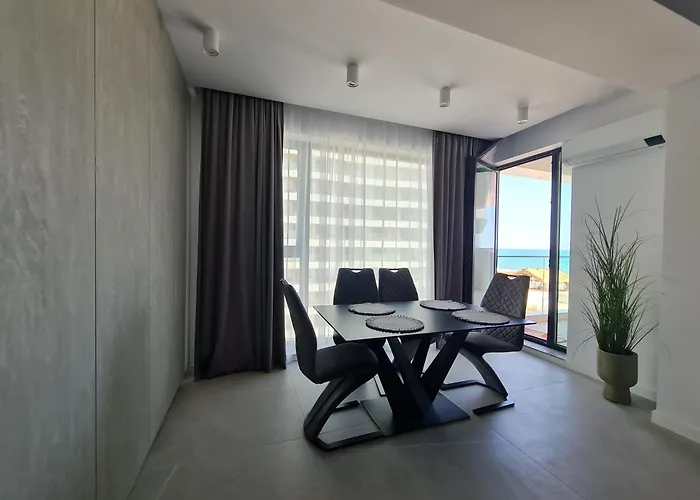 Apartamento Sole By Axxis Nova - Luxury 70mp Cu Terasa Si La Mare, Acces Direct Pe Plaja Axxis Bluflag - Nord - Parcare Gratuita *