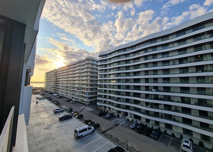 Sole By Axxis Nova - Luxury 70mp Cu Terasa Si La Mare, Acces Direct Pe Plaja Axxis Bluflag - Nord - Parcare Gratuita Apartamento Mamaia