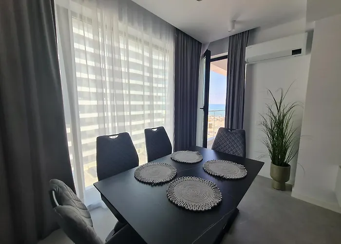 Apartamento Sole By Axxis Nova - Luxury 70mp Cu Terasa Si La Mare, Acces Direct Pe Plaja Axxis Bluflag - Nord - Parcare Gratuita Mamaia
